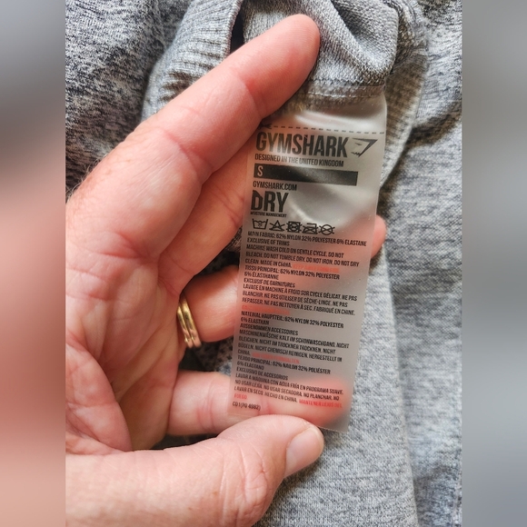 Gymshark Heather Gray Compression Athletic Leggings - Picture 5 of 5